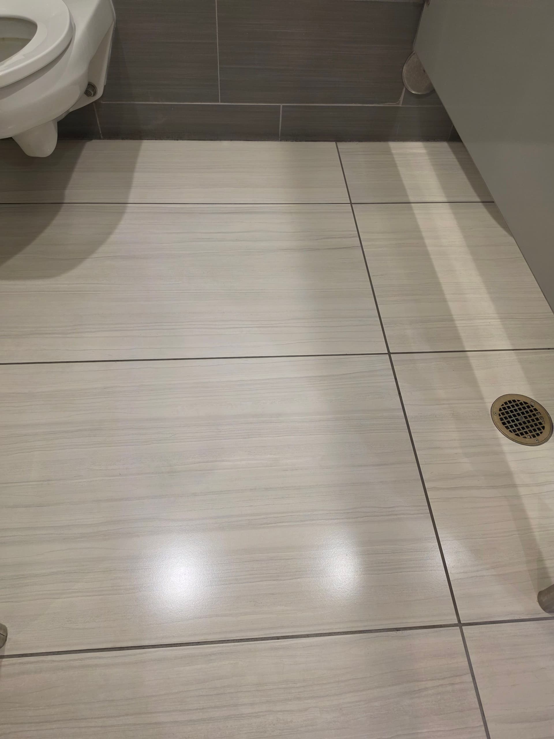 Gallery photos for Restroom Floor Tile Cleaning That Saved a Floor Nobody Thought Could Be Saved: Image #3